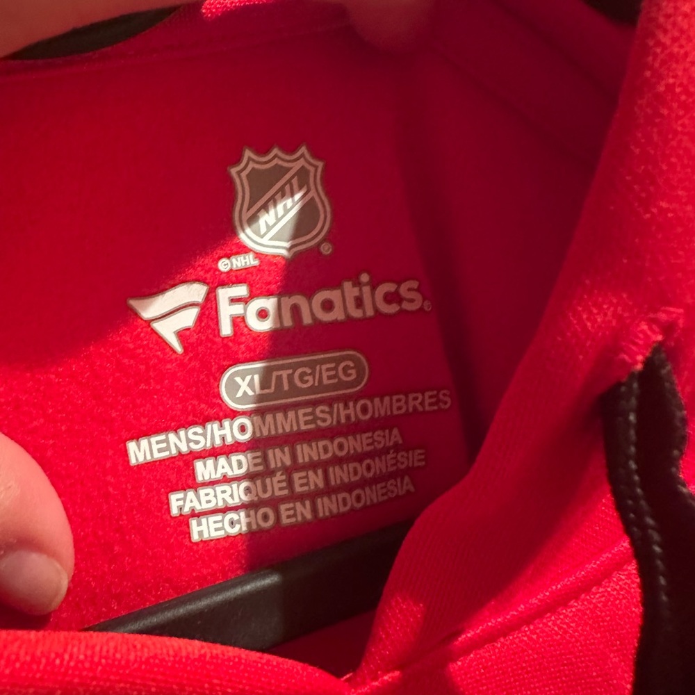 Fanatics Red NHL Hoodie - Picture 3 of 4